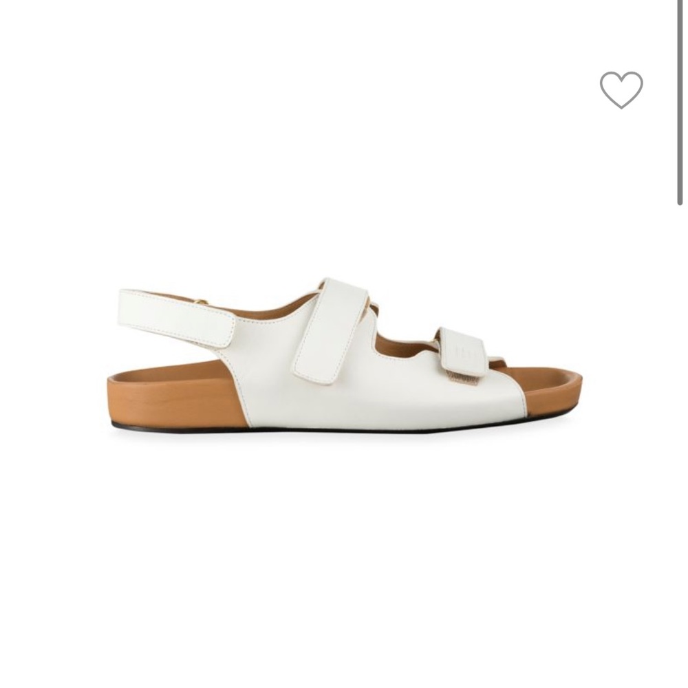 Frame white sandals